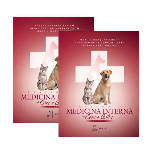 livros de veterinaria Tratado de Medicina Interna de Cães e Gatos, Volumes 1 e 2